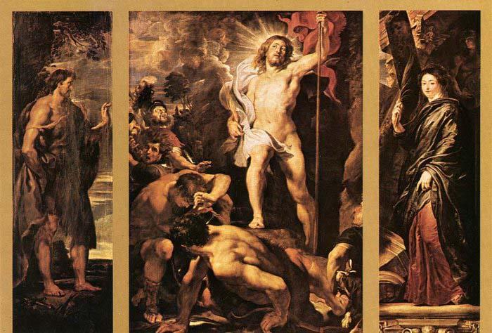RUBENS, Pieter Pauwel The Resurrection of Christ oil painting image